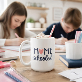 Hemlärare med hjärta Hemlärare-mugg Kaffemugg