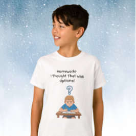 Hemläxor? Jag trodde att det var valfritt med Boy T Shirt