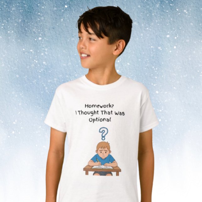 Hemläxor? Jag trodde att det var valfritt med Boy T Shirt (Skapare uppladdad)