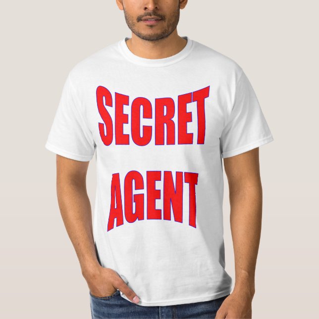 Hemlig agent tee (Framsida)