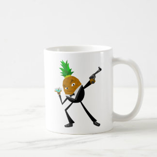 Hemlig agentananas kaffemugg