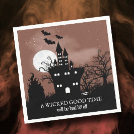 Hemlig Castle-taloky Halloween Pappersservett