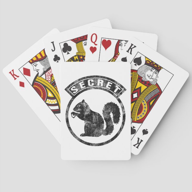 Hemlig ekorre - Distress - Typ 1 Casinokort (Baksidan)