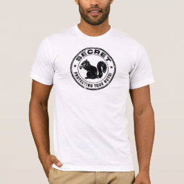 Hemlig ekorre "Skydda din Nöt" är stressad T Shirt
