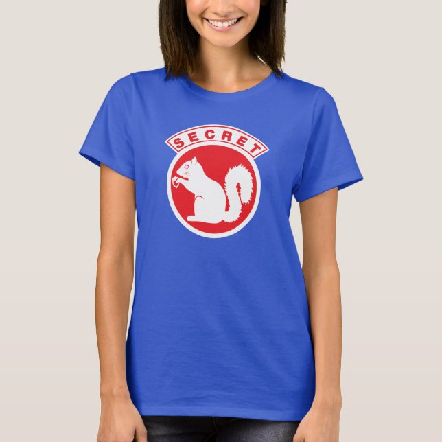 Hemlig ekorre tee shirt (Framsida)