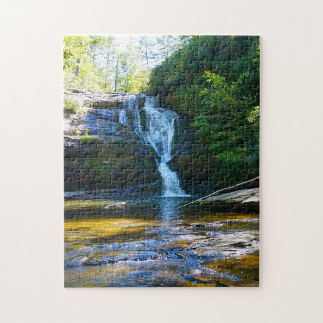 Hemlig Falls North Carolina. Pussel (Vertikal)