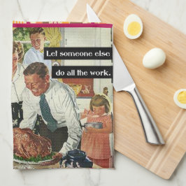 Hemlig för Perfektens Thanksgiving, innerVintage Kökshandduk