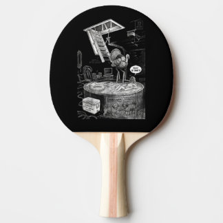 Hemlig Garagere-sort Pingisracket Roligt