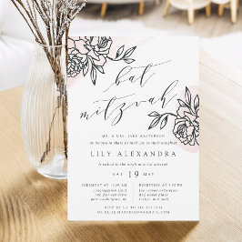 Hemlig Garden-Bat mitzvah inbjudan