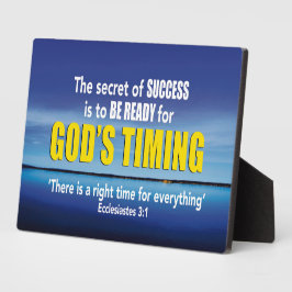 Hemlig GOD'S TIMING Ecclesiastes 3:1