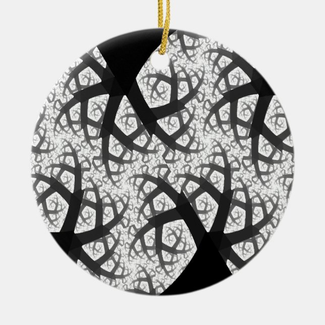 Hemlig gotin Forest Gothic Medallion Julgransprydnad Keramik (Framsidan)