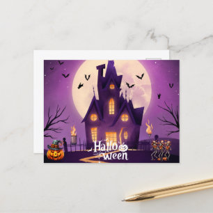 hemlig halloween helg vykort
