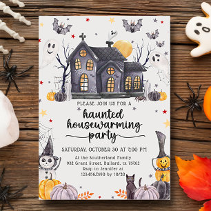 Hemlig Halloween-inbjudan till uppvärmningspartiet Inbjudningar