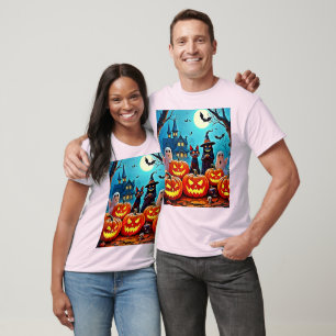 Hemlig Halloween-nattdesign T Shirt