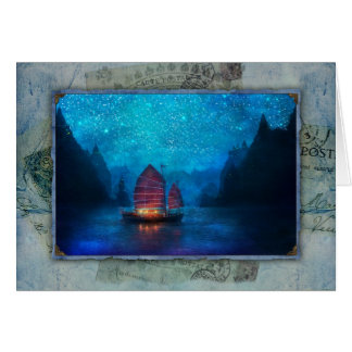 Hemlig hamn hälsningskort