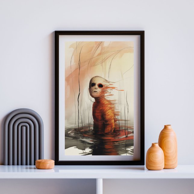 Hemlig härkomst - Surreal skräckuttryckssymbol Poster (Skapare uppladdad)