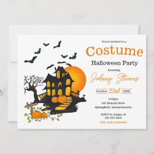Hemlig House Simple Halloween Costume Party Kort