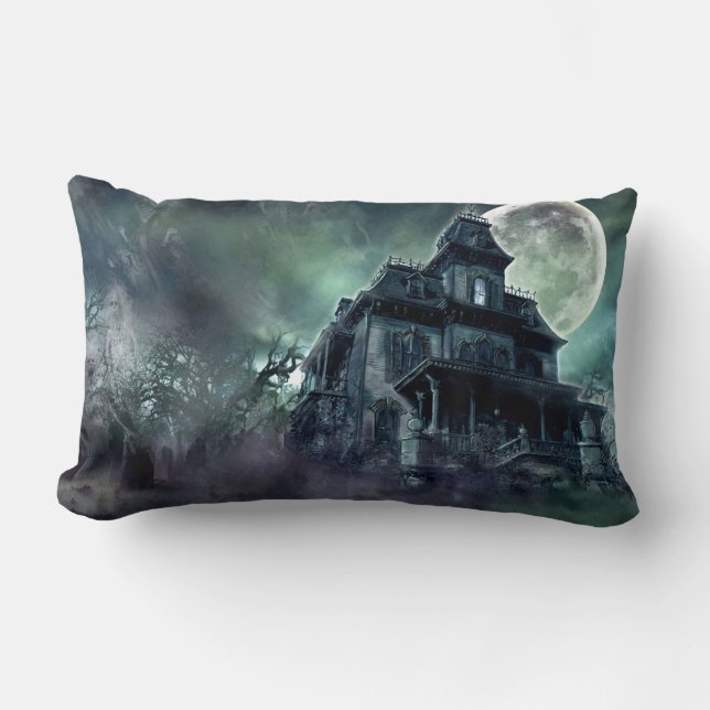 Hemlig husvagn Pillow - Gothic Horror Lumbarkudde (Framsida)