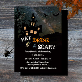 Hemlig inbjudan till kvällspartiet i Halloween