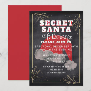 Hemlig inbjudan till Santa Gift Exchange Party