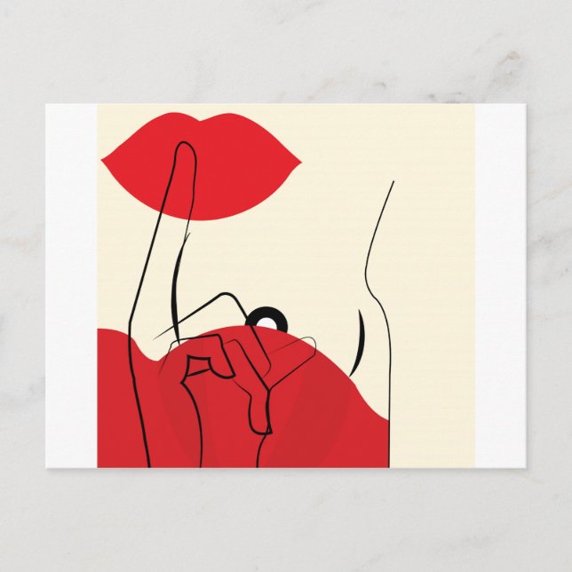 hemlig inbjudan vykort (Framsida)