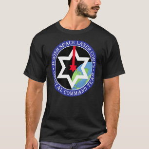 Hemlig judisk rymdfärd - laserkår Mazel Tov Funny T Shirt