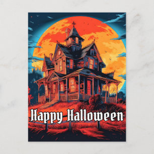 Hemlig kammare HAPPY HALLOWEEN Vykort