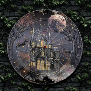 Hemlig kammare Spooky Full Moon Träd och Fladder Darttavla