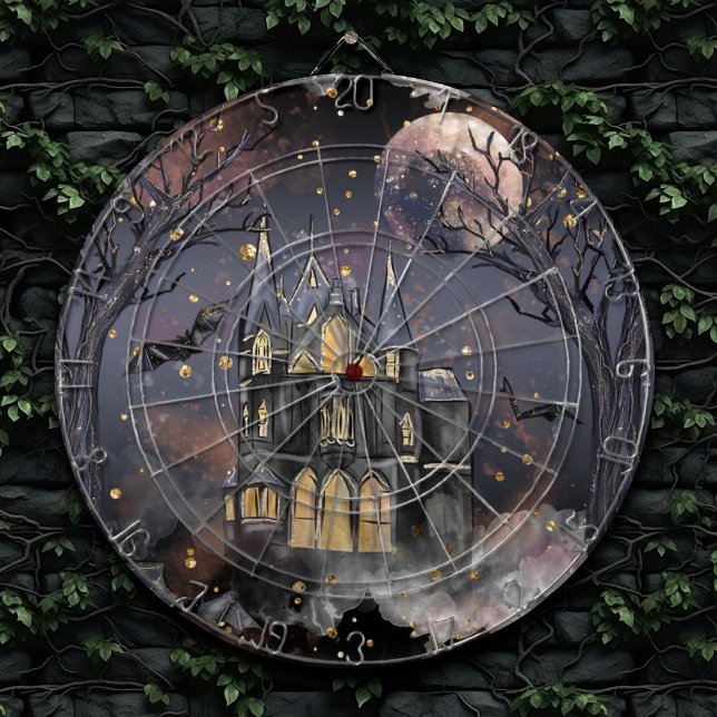 Hemlig kammare | Spooky Full Moon Träd och Fladder Darttavla (Skapare uppladdad)