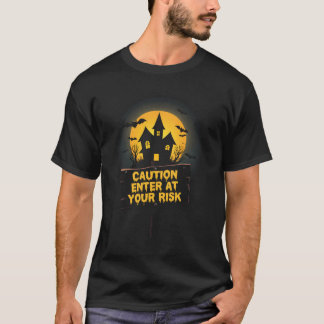 Hemlig kammarvarning Ange vid din egen risk T Shirt