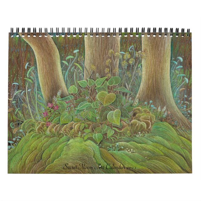 Hemlig månekonstkalender 2011 kalender (Omslag)