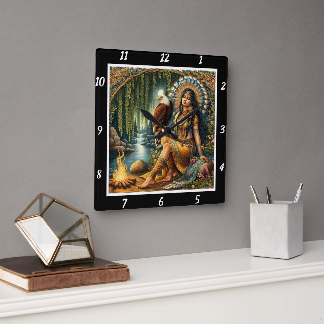 Hemlig marsch: Eagles sight Forest's Dew Fyrkantig Klocka (Kontor)