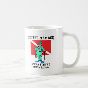 Hemlig medlemSCUBA Steve Kaffemugg