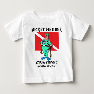 Hemlig medlemSCUBASteve baby T-shirt