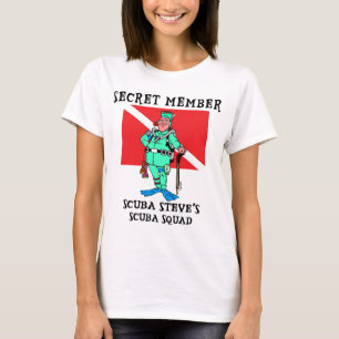 Hemlig medlemSCUBASteve kvinna T Shirt