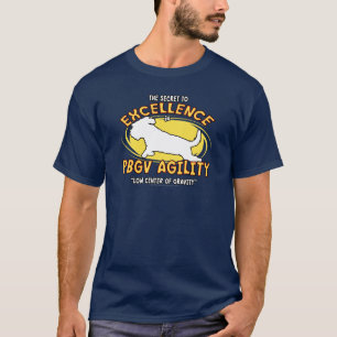 Hemlig mörk Teeshirt för Agility PBGV Tee