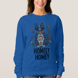 Hemlig mysigt blåkattdesign t shirt