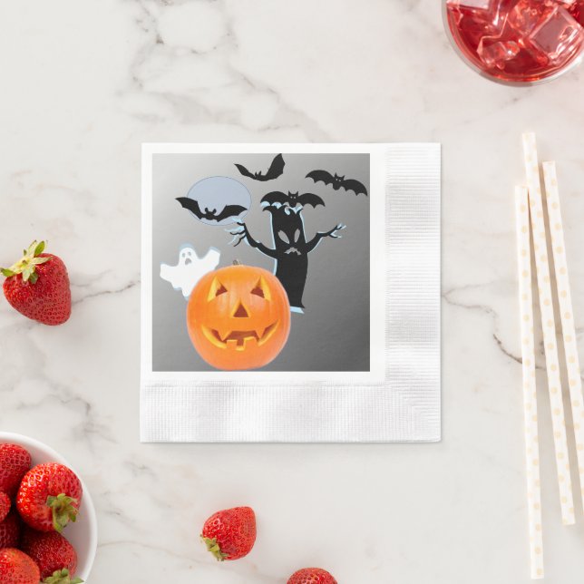 Hemlig natt med Spöken och påsar Pappersservett (Insitu)