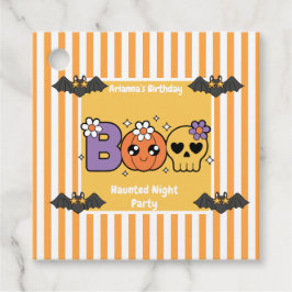 Hemlig nattdag Party-födelsedag - Halloween-natt Gåvor Etiketter