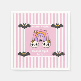 Hemlig nattdag Party-födelsedag - Halloween-natt Pappersservett