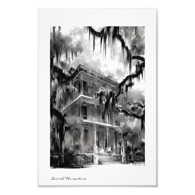 Hemlig ny Orleans Home 4 Photo Print Fototryck (Framsidan)