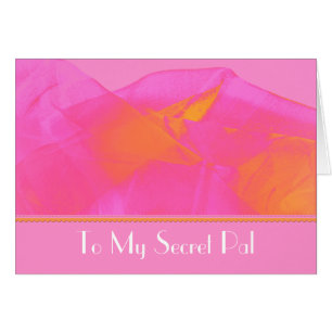 Hemlig pal hälsningskort