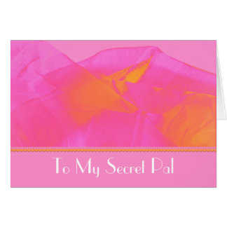 Hemlig pal hälsningskort