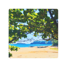 Hemlig persika, Kauai Metall Wall Art