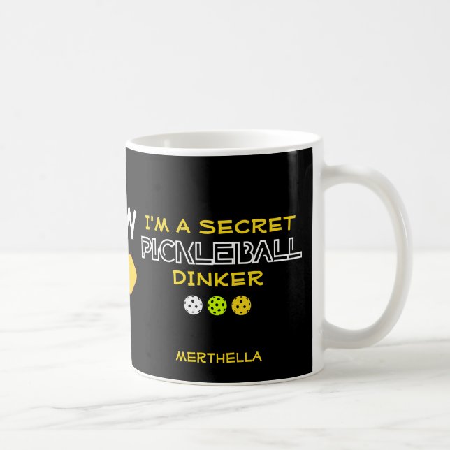 Hemlig Pickleball Dinker Kaffemugg (Höger)