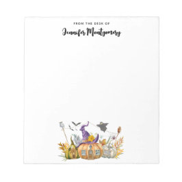 Hemlig pumpkin House med Ghost & Fladdermöss Anteckningsblock