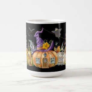 Hemlig pumpkin House med Ghost & Fladdermöss Kaffemugg