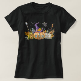 Hemlig pumpkin House med Ghost & Fladdermöss T Shirt