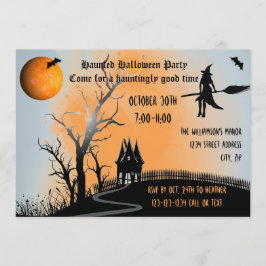 Hemlig scen - Halloween fest Inbjudan