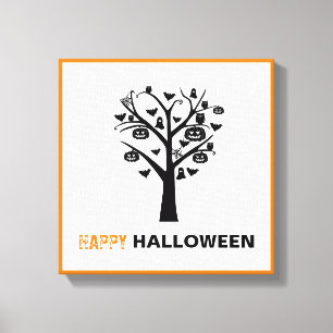 Hemlig skog, Halloween-Kanvastryck Canvastryck